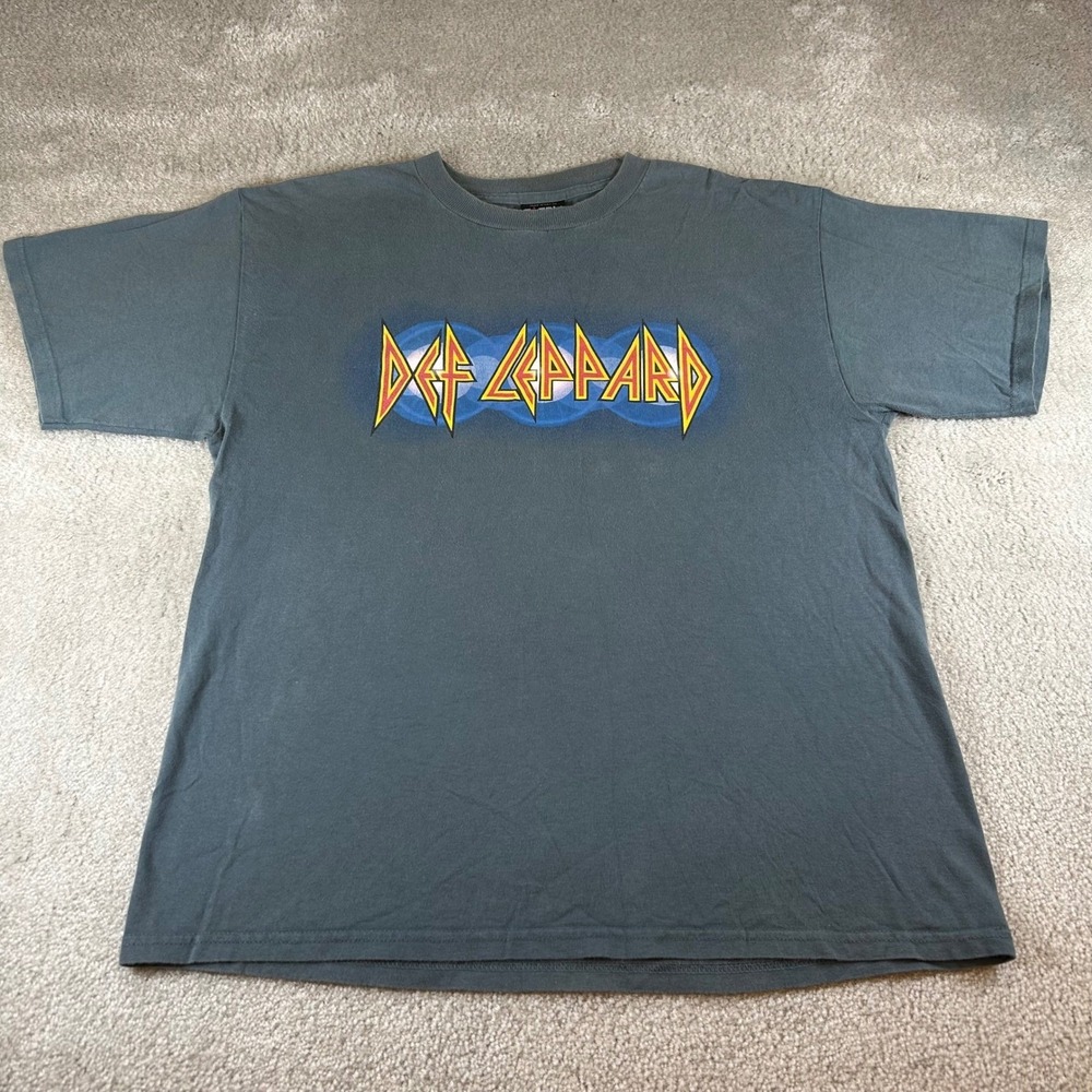 Vintage Def Leppard Euphoria 1999 Tour Concert Rock Band T-Shirt Giant Men Large